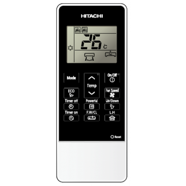 Hitachi Summit Range RAK-25REF 2.5 kw Wall Mounted Heat Pump Complete System for Home or Office